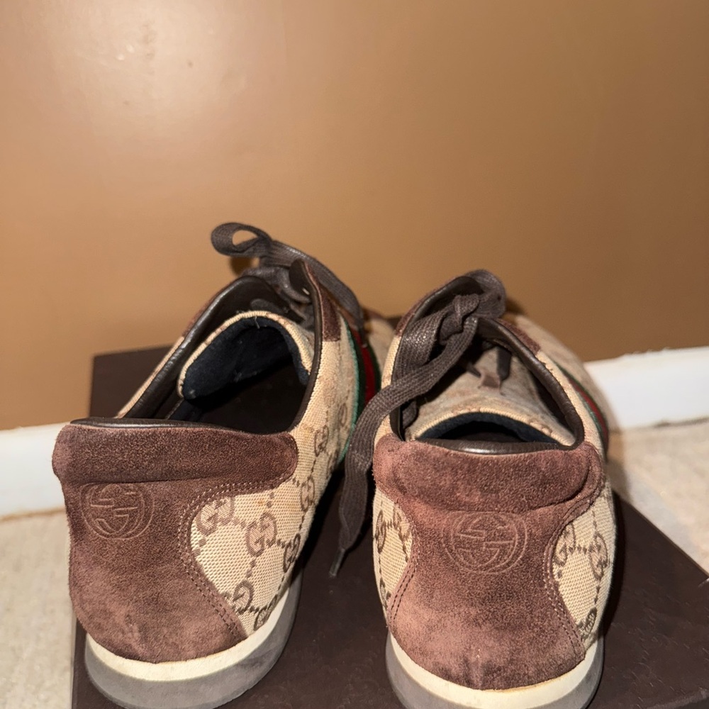 Mens Vintage Gucci Guccissima Sneakers (Men’s Sz 12) - Picture 12 of 14